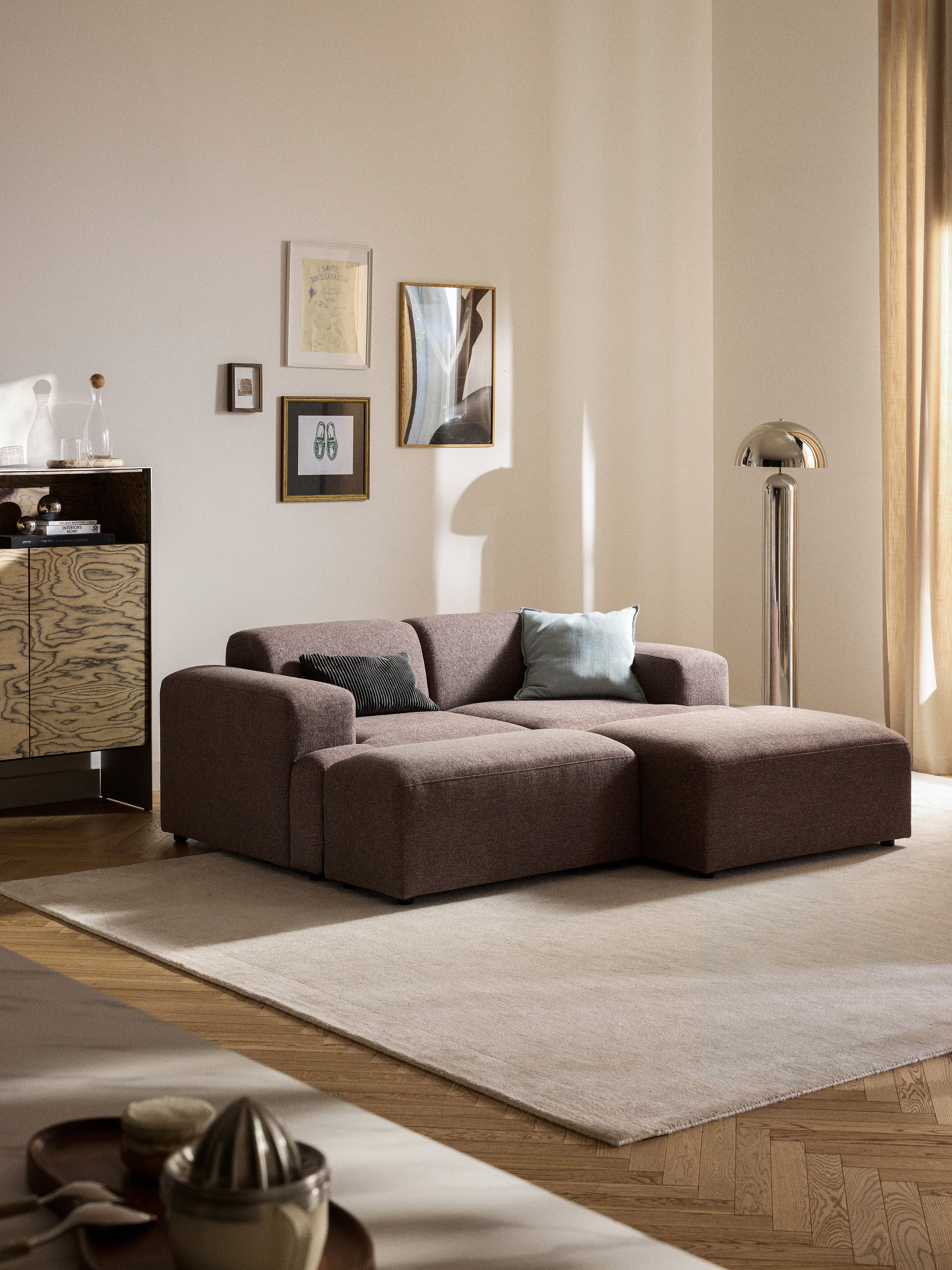 Sofa-Hocker Melva, B 99 x T 72 cm