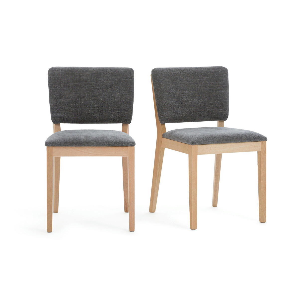 Lot de 2 chaises rembourrées, Oglio