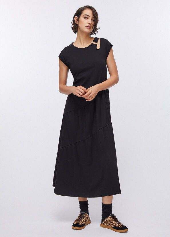 Abito lungo con cut-out