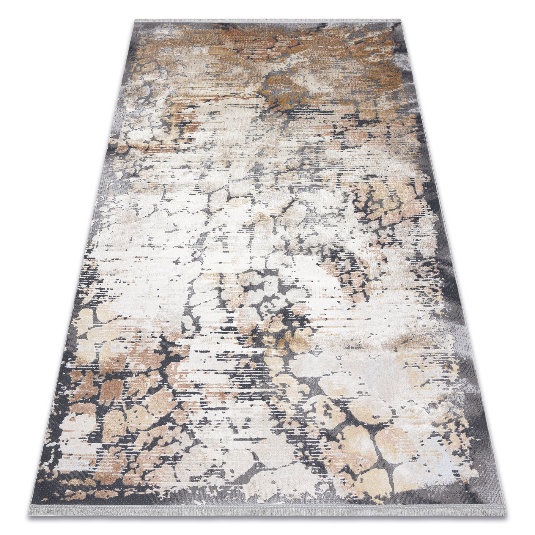 Dywan LUCE 74 nowoczesny Kostka brukowa vintage przecierany - 77x150 cm