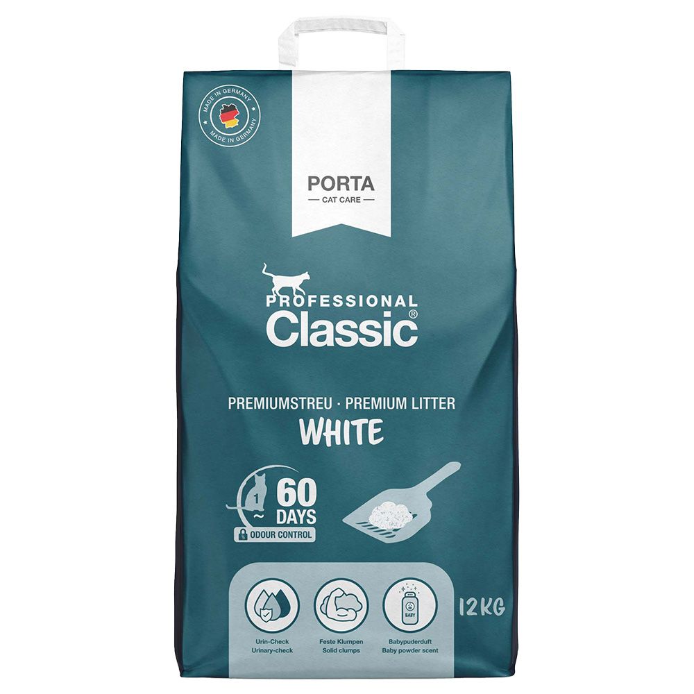 Professional Classic White Cat Litter with Baby Powder Scent
