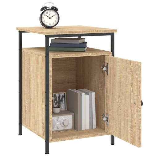 NNEVL Bedside Cabinets 2 pcs Sonoma Oak 40x42x60 cm Engineered Wood