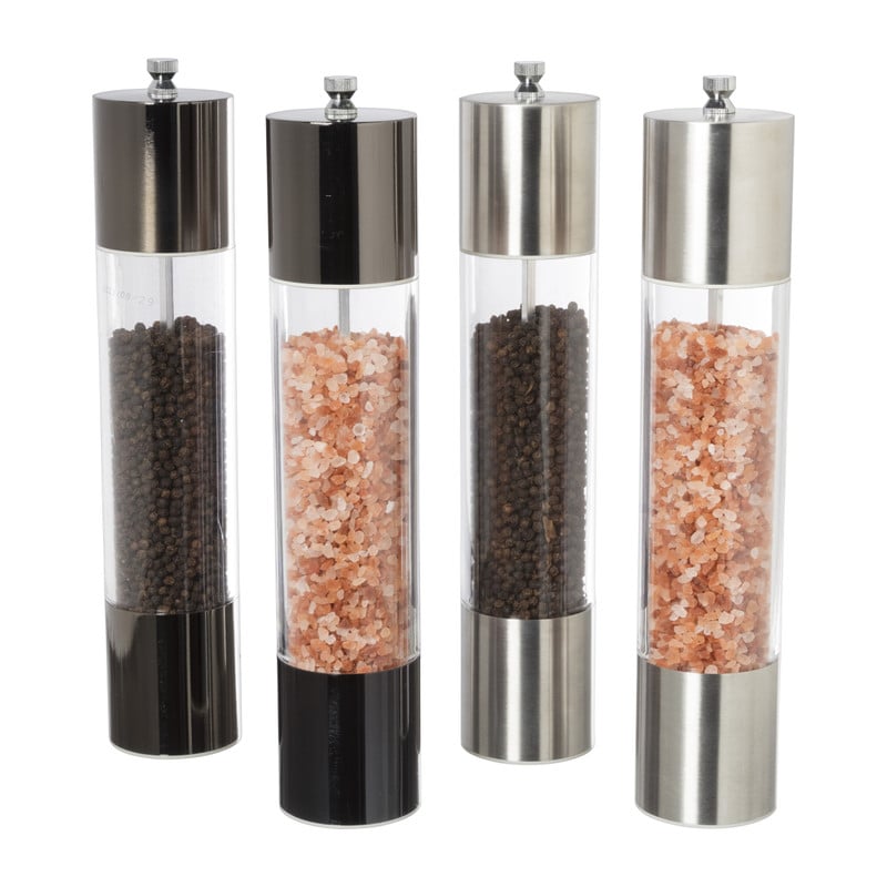 Zoutmolen - zilverkleurig - &Oslash;6x29 cm