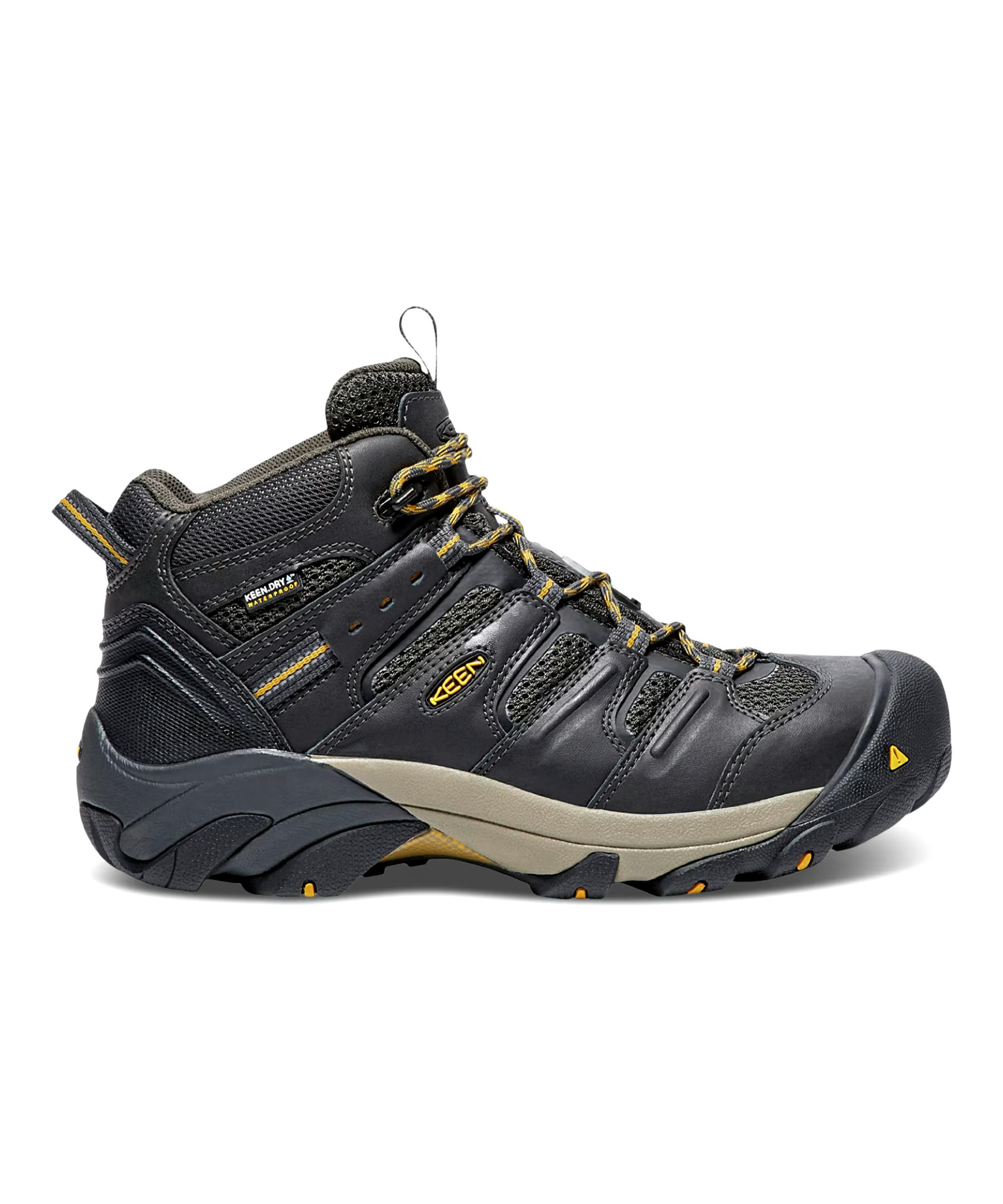 Keen Utility Men's Lansing Mid Steel Toe Composite Plate Hiker Work Boot