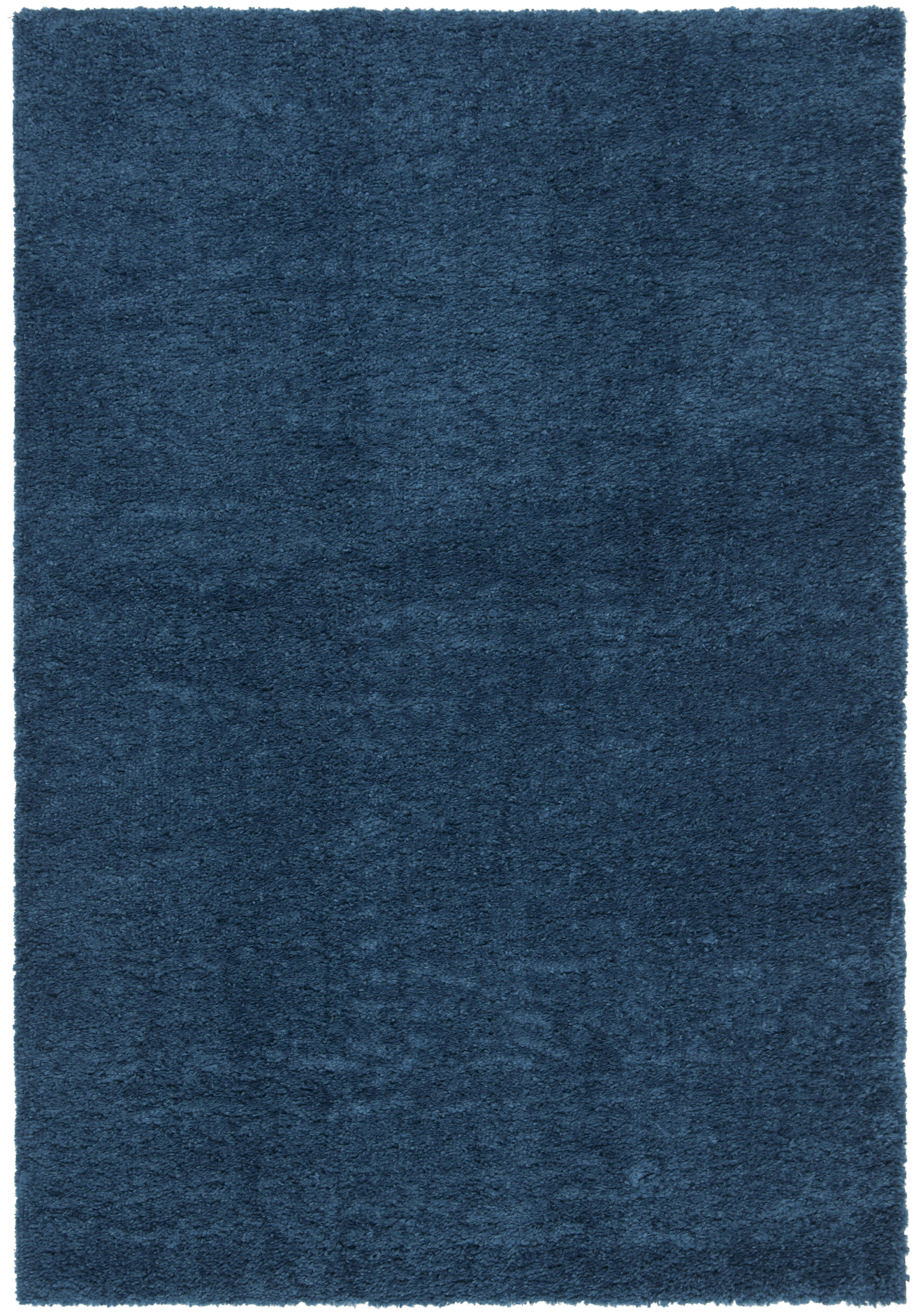 AUGUST SHAG - Tapis de salon interieur en bleu marine, 122 x 183 cm