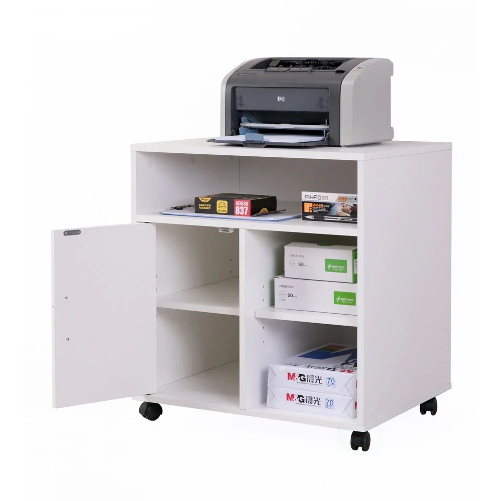 Printer Kitchen Office Storage Stand With Casters