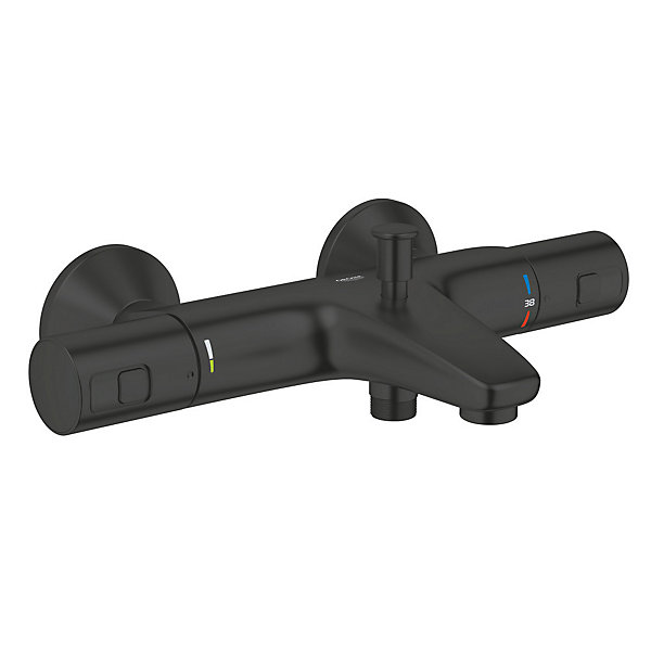 Grohe PRECISION START mitigeur bain/douchethermostatique, noir mat (G-345982430)