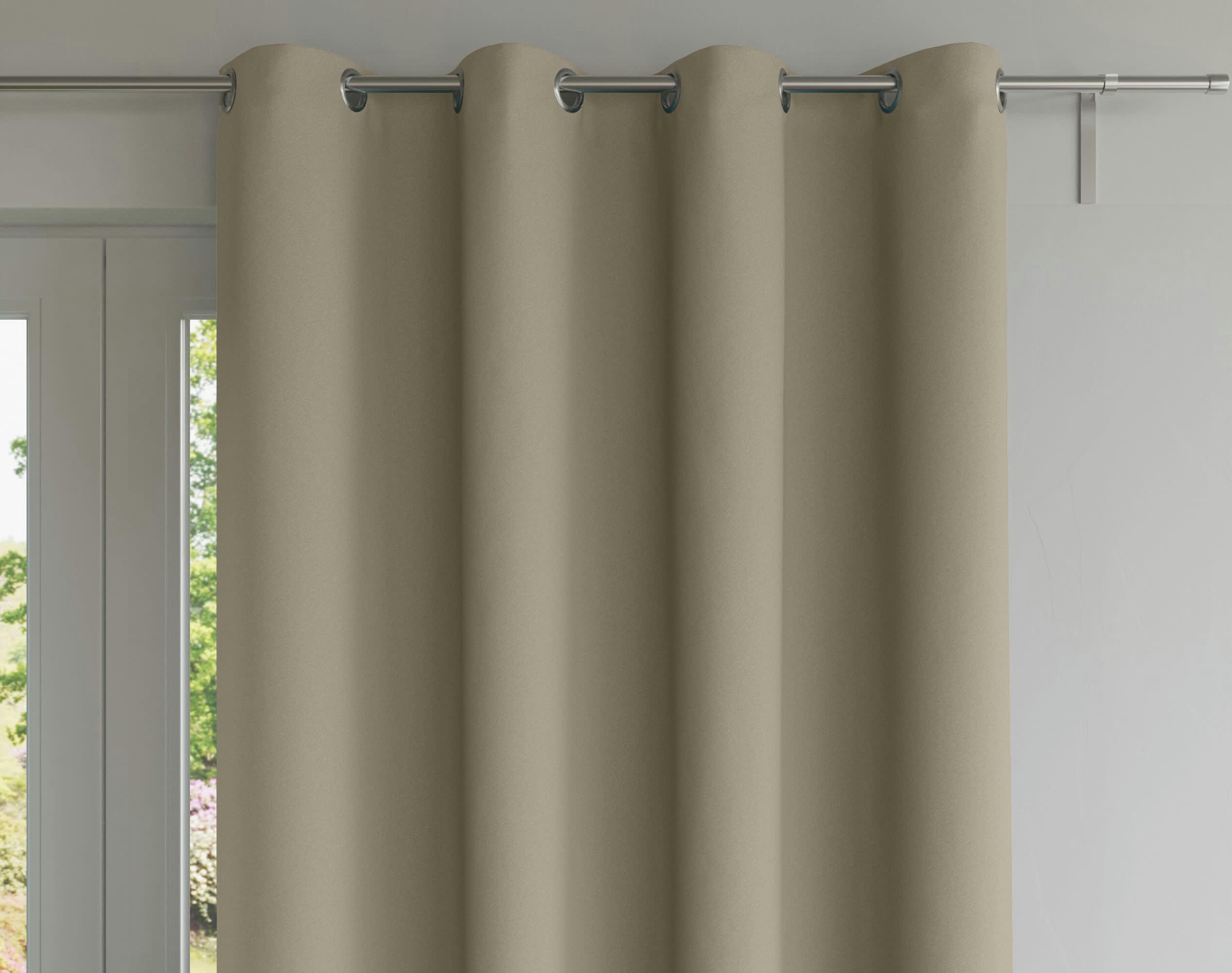 TOILE - Rideau d'extérieur 135x240 en coton beige