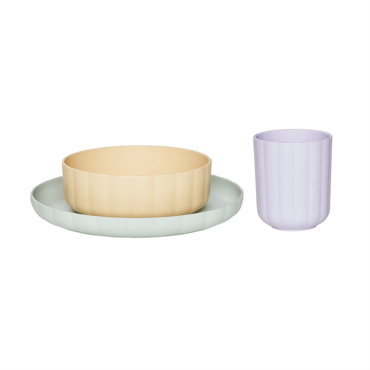 OYOY bord en kom silicone