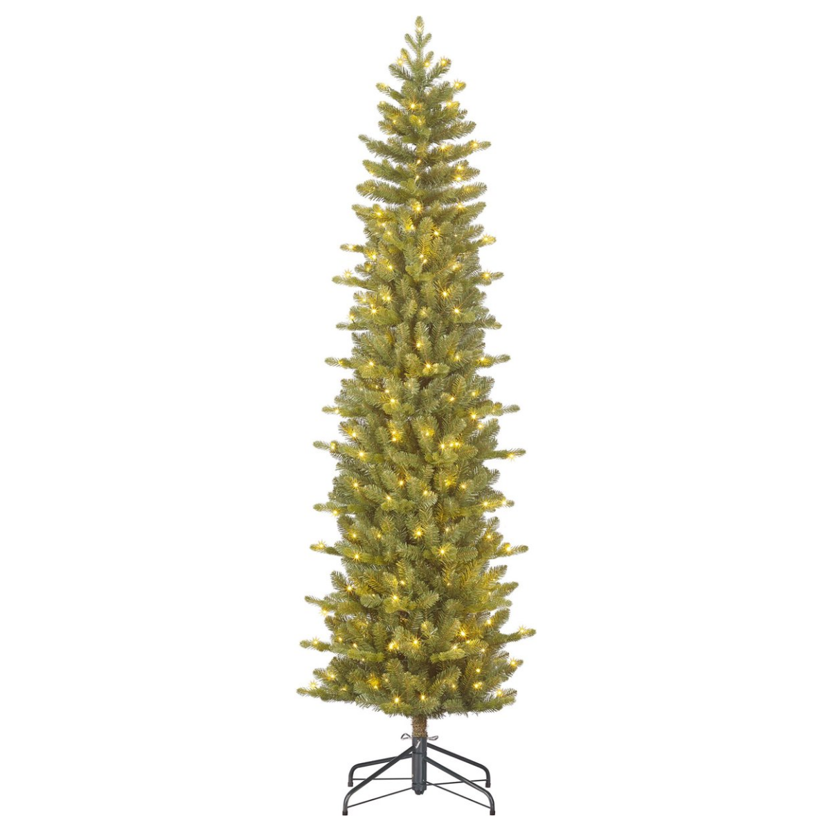 Black Box Trees Harma Kunst Kerstboom met Verlichting - Kunstkerstboom H260 x Ø73 cm - met Timer en Dimmer - Groen