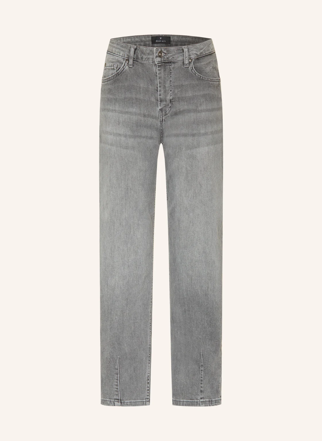 monari Barrel Jeans mit Schmucksteinen
