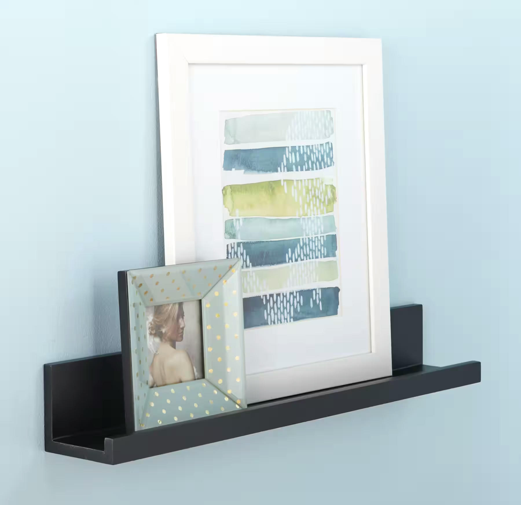 CANVAS Gallery Wall Photo Ledge, Black, 24-in