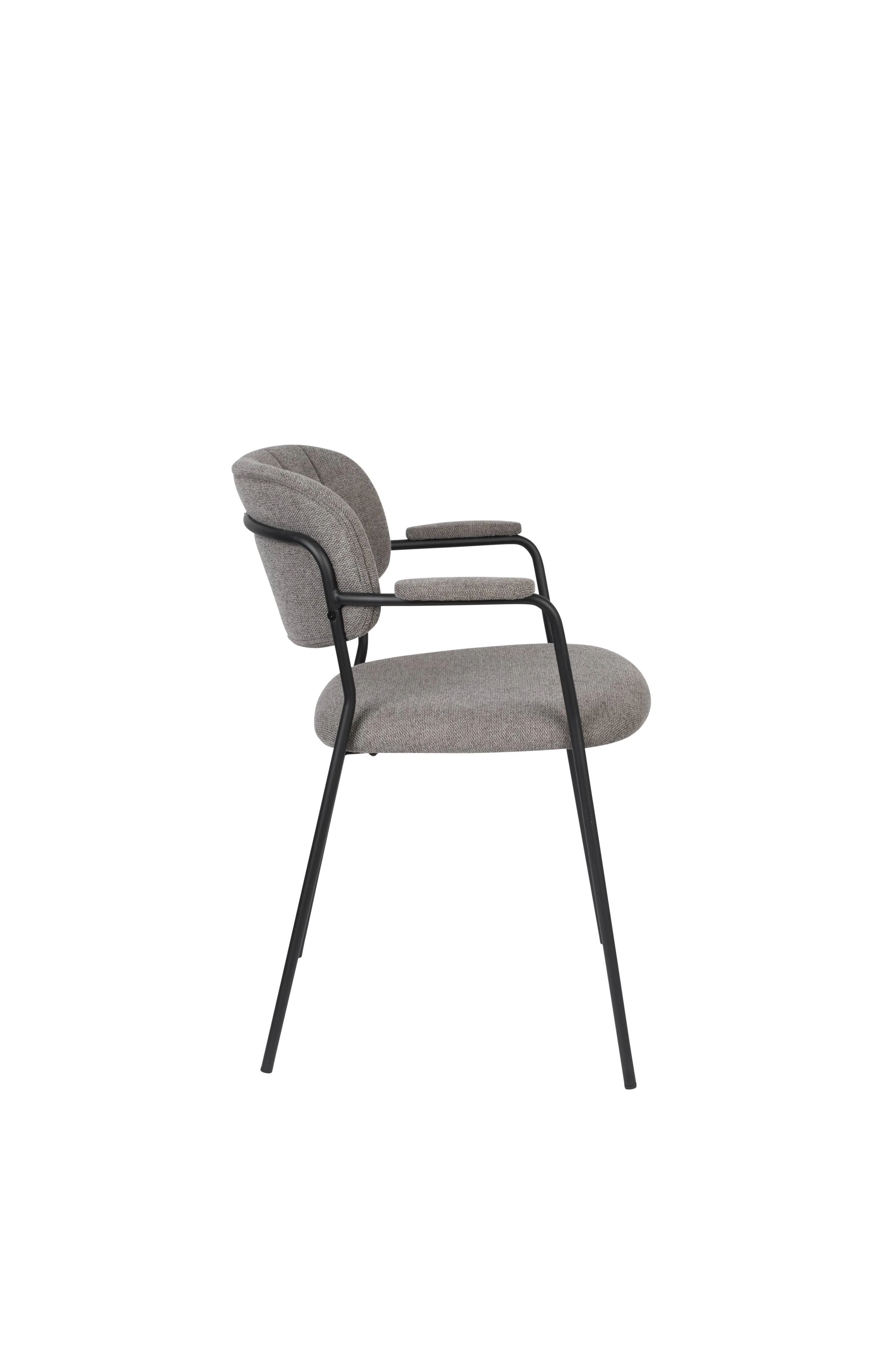 Set van 2 eetkamerstoelen Alina met armleuning