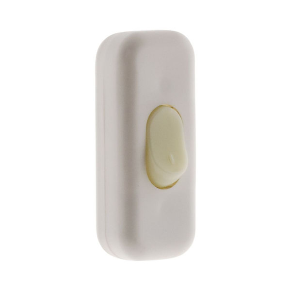Interrupteur 2A unipolaire - Noir - Zenitech