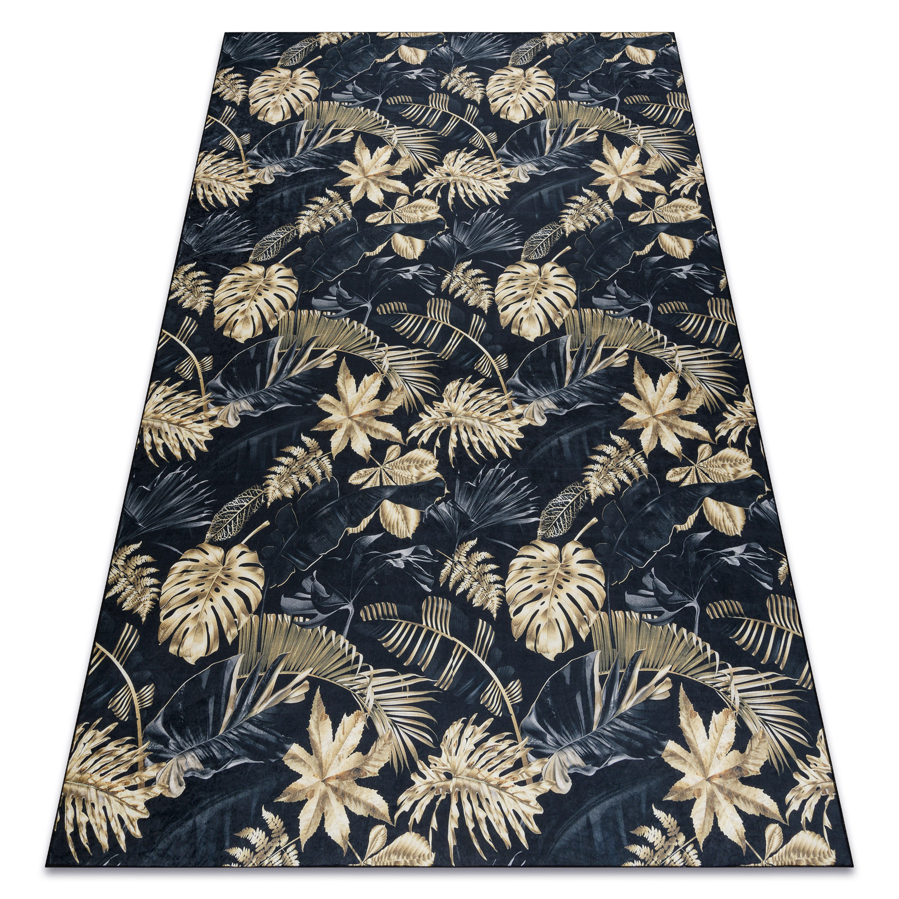 Dywan do prania ANDRE 1311 Liście Monstera antypoślizgowy - 80x150 cm