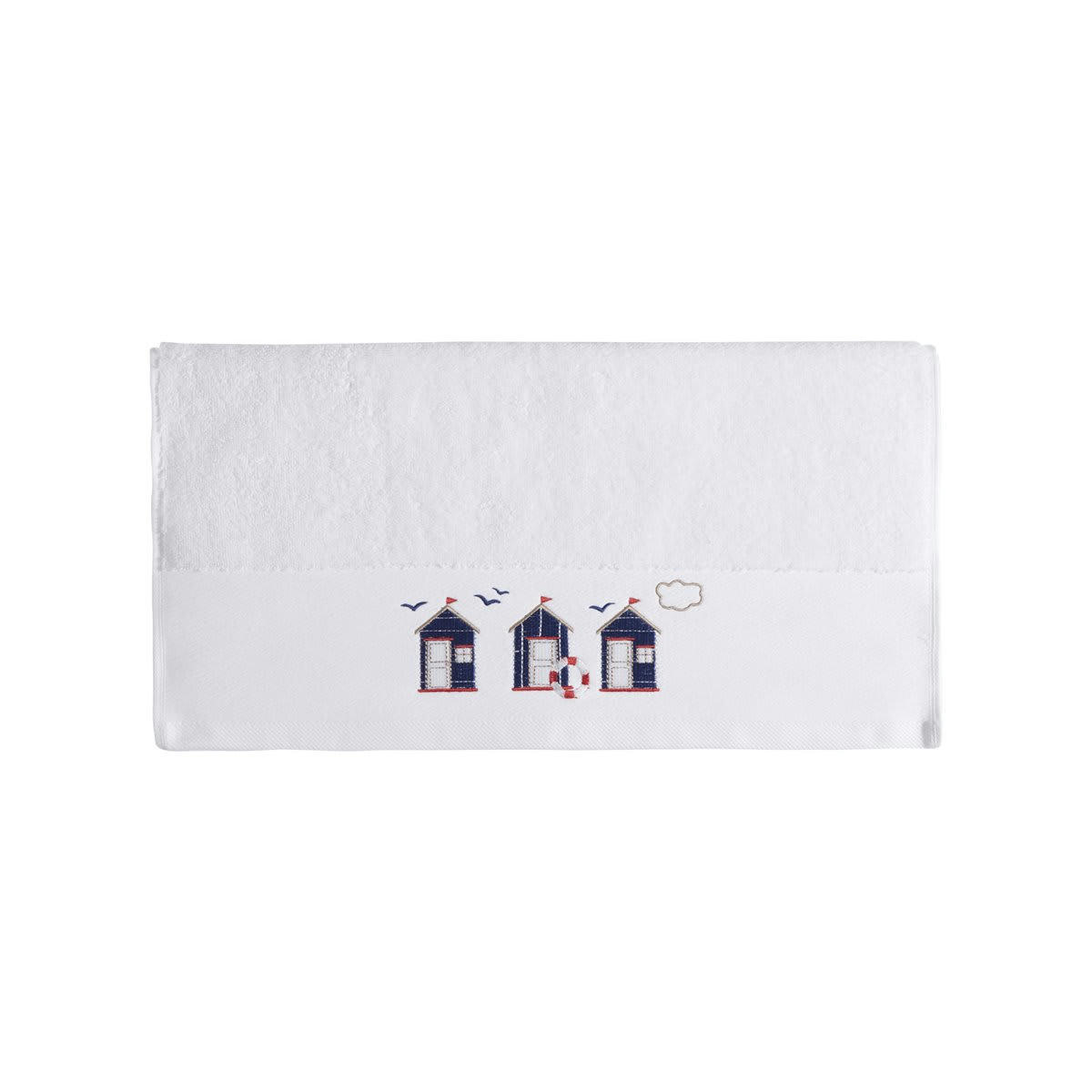 CABINE 21 - Serviette de toilette  blanc 50x100 cm