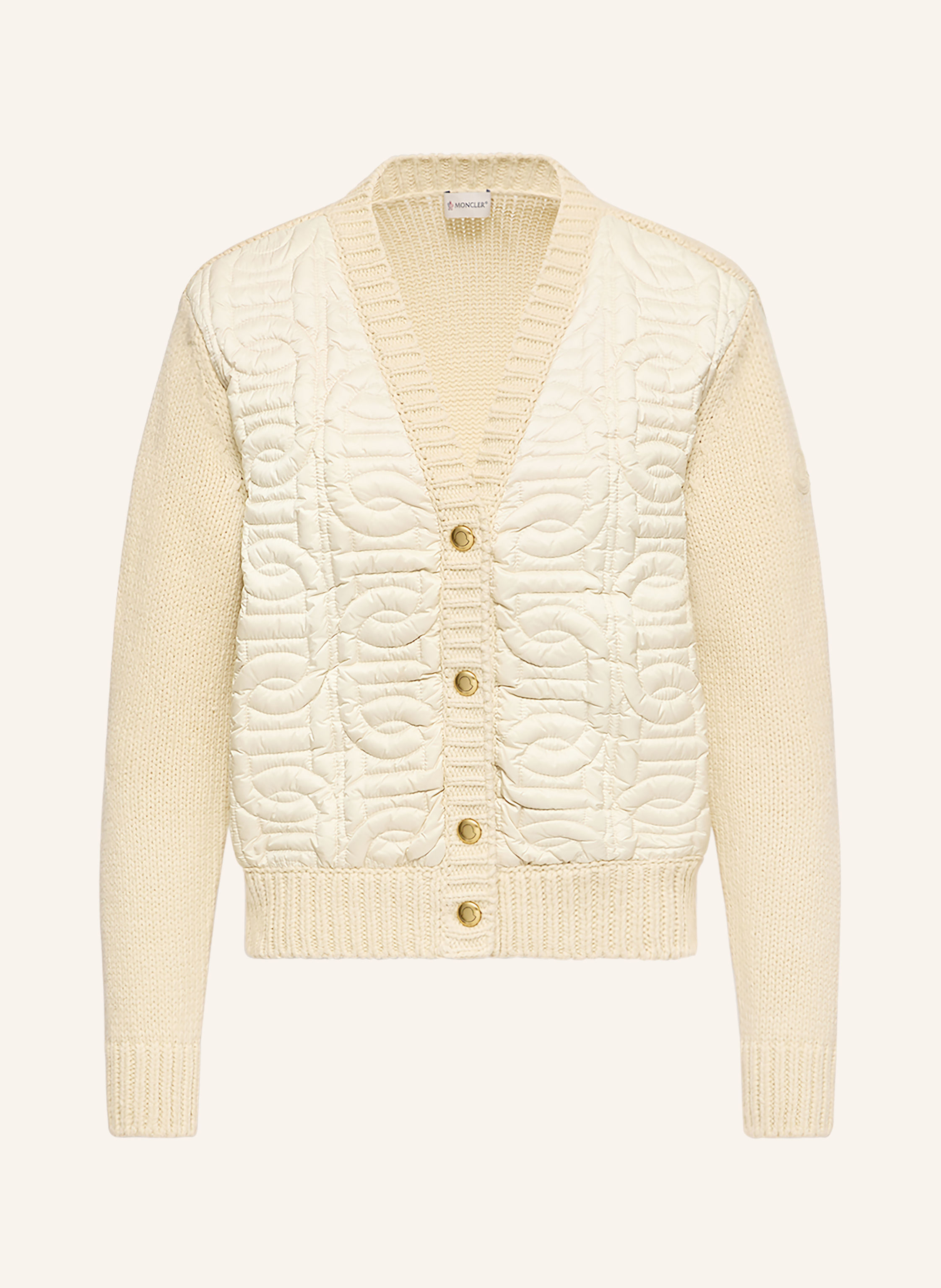 MONCLER Daunenjacke im Materialmix