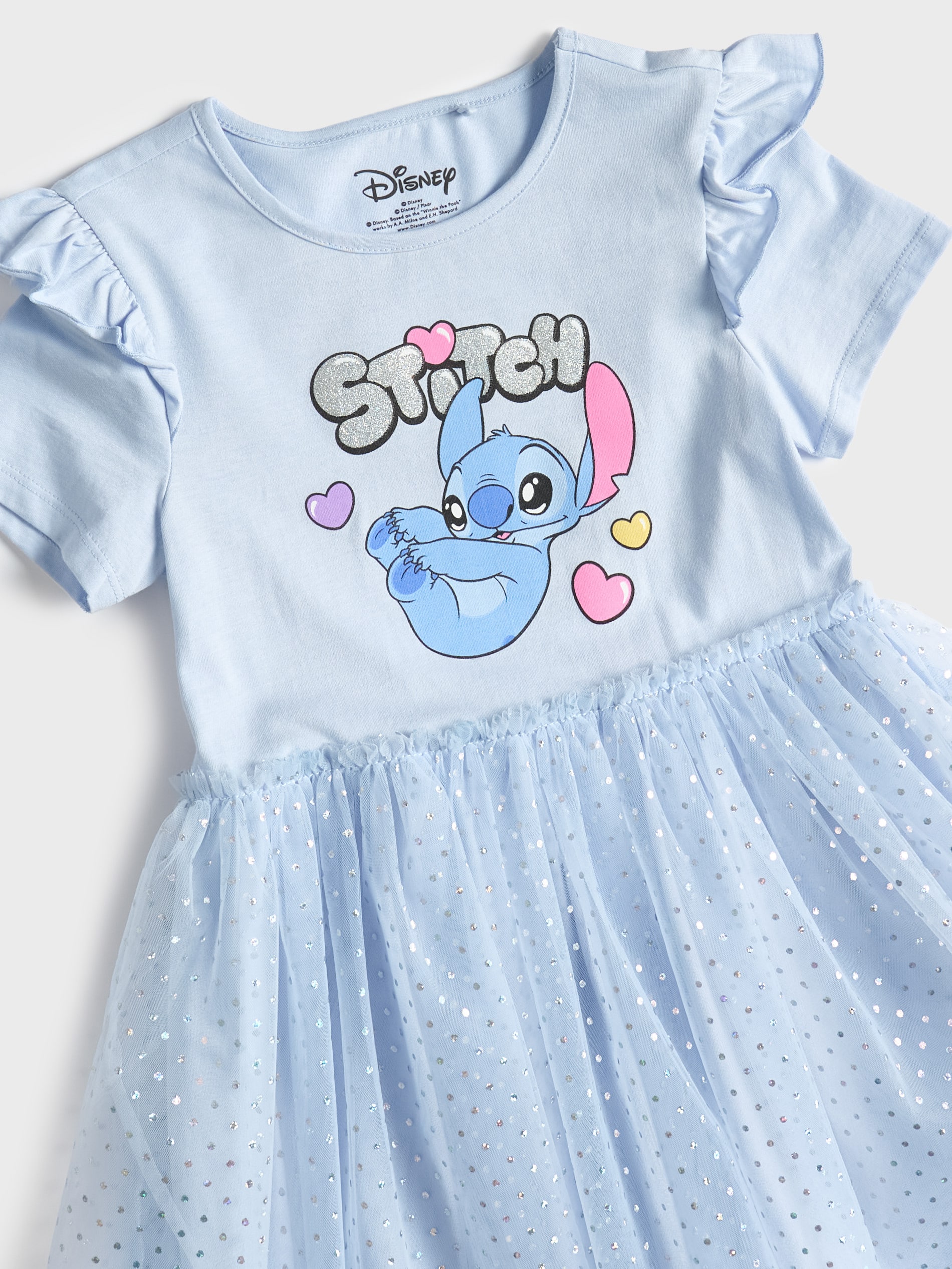 Sukienka z tiulowym dołem Lilo & Stitch