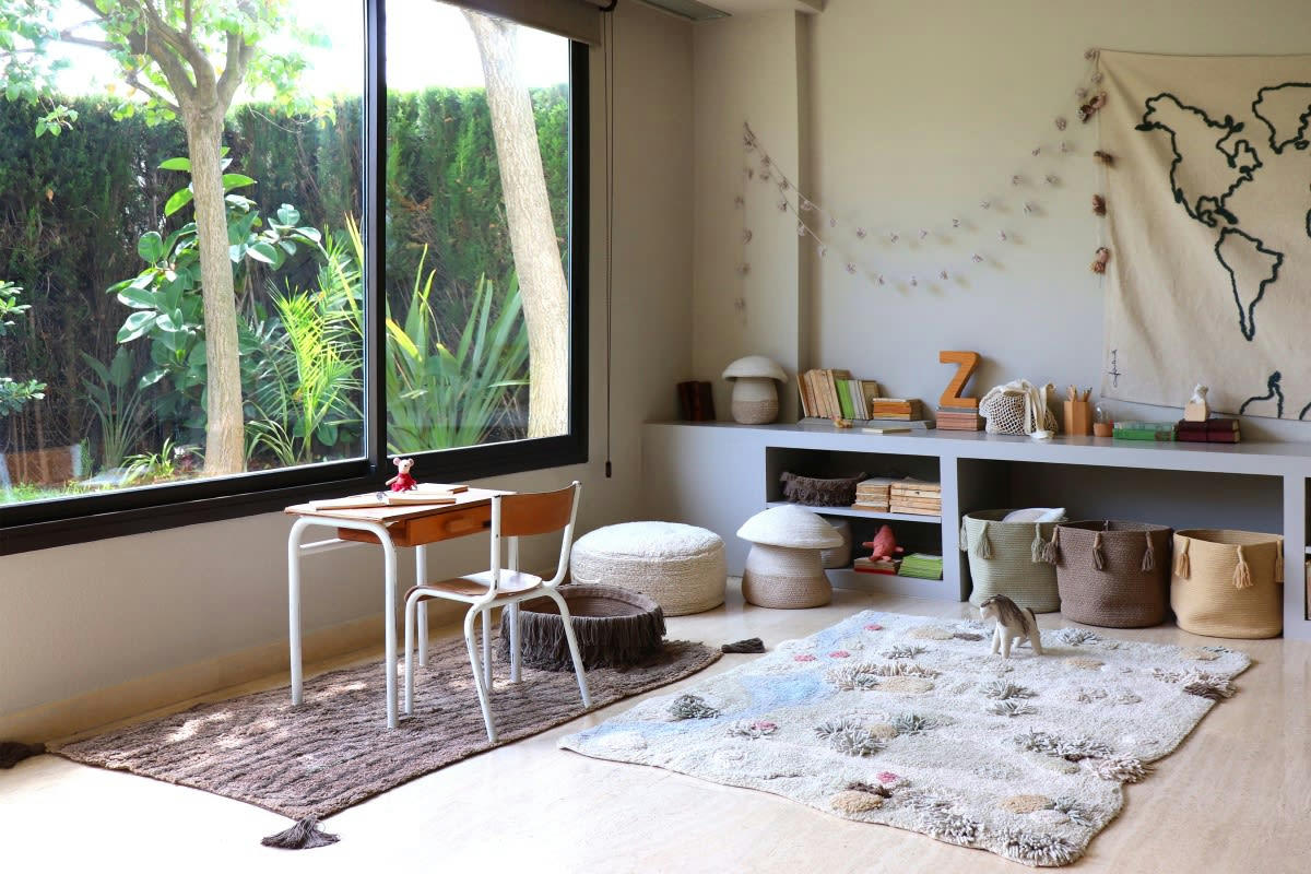 TRONC - Tapis coton lavable tronc d'arbre 80x140cm