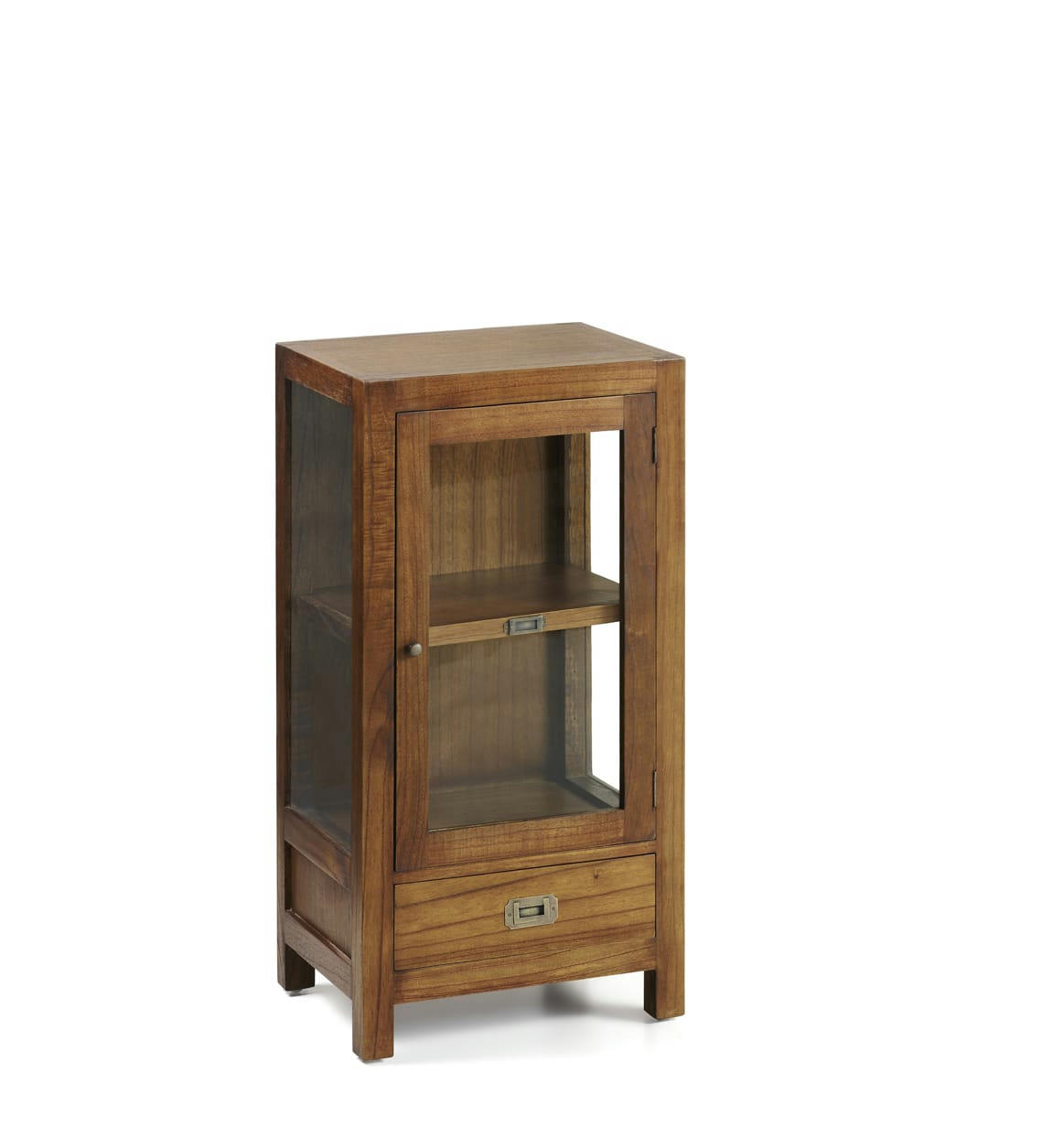 STAR - Vitrine en bois marron