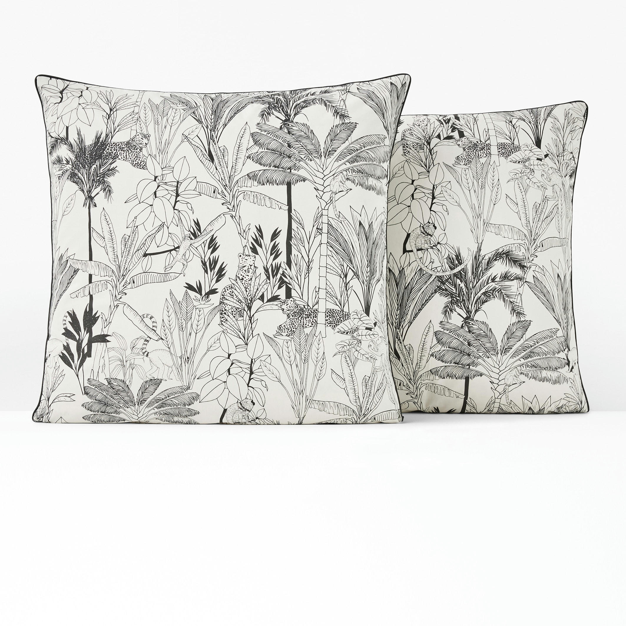 Taie oreiller percale coton, Palmeira