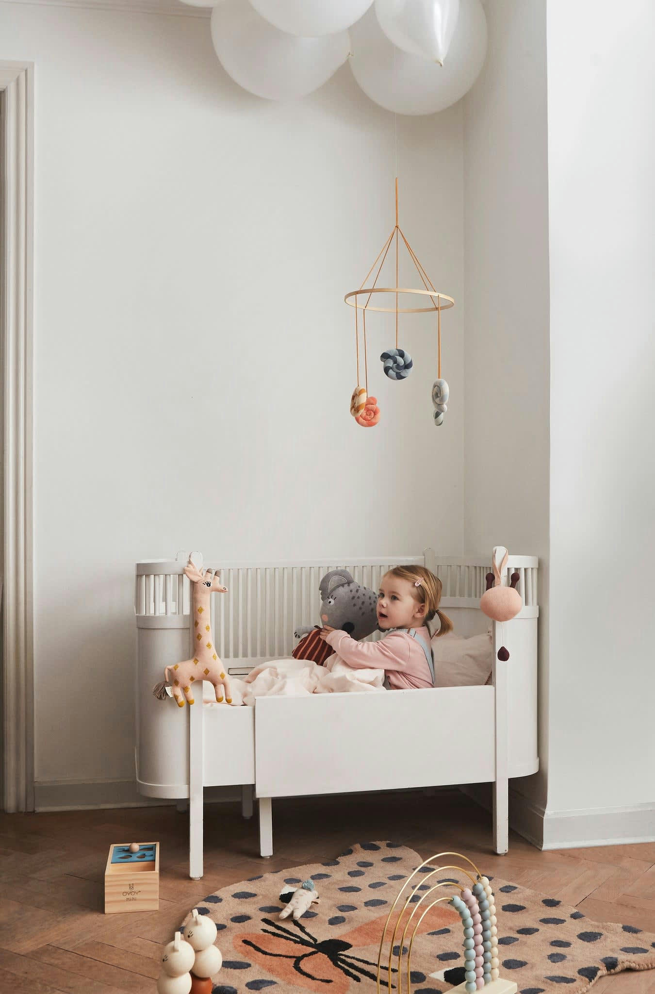 LÉOPARD - Tapis gris laine et coton 84x94cm