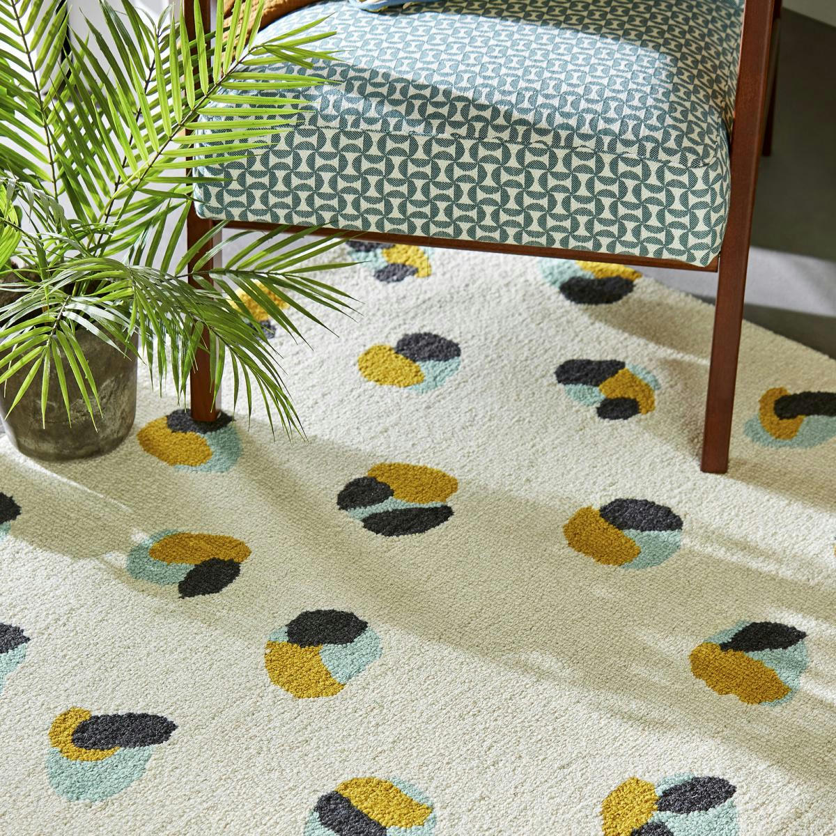 LEODOTS - Tapis salon ecru 120x180