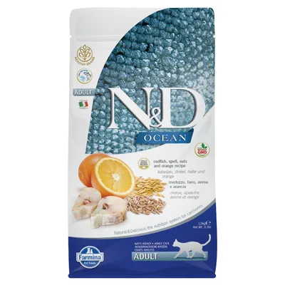 Farmina N&D Ocean Healthy Cereal Cod & Orange Adult