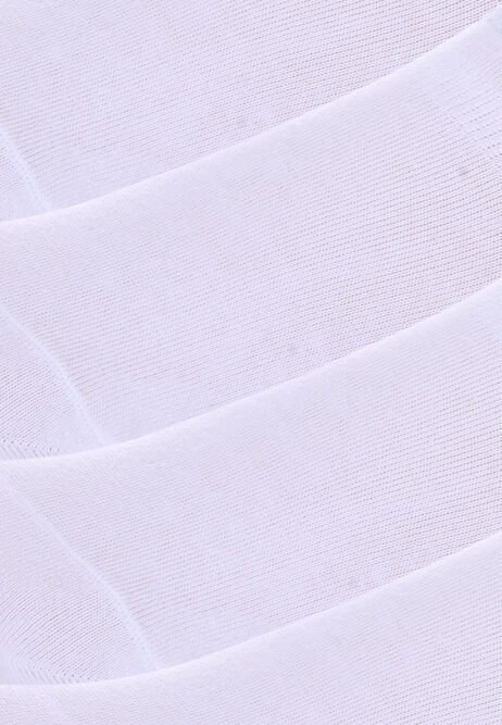 Womens 5pk White No Show Trainer Socks