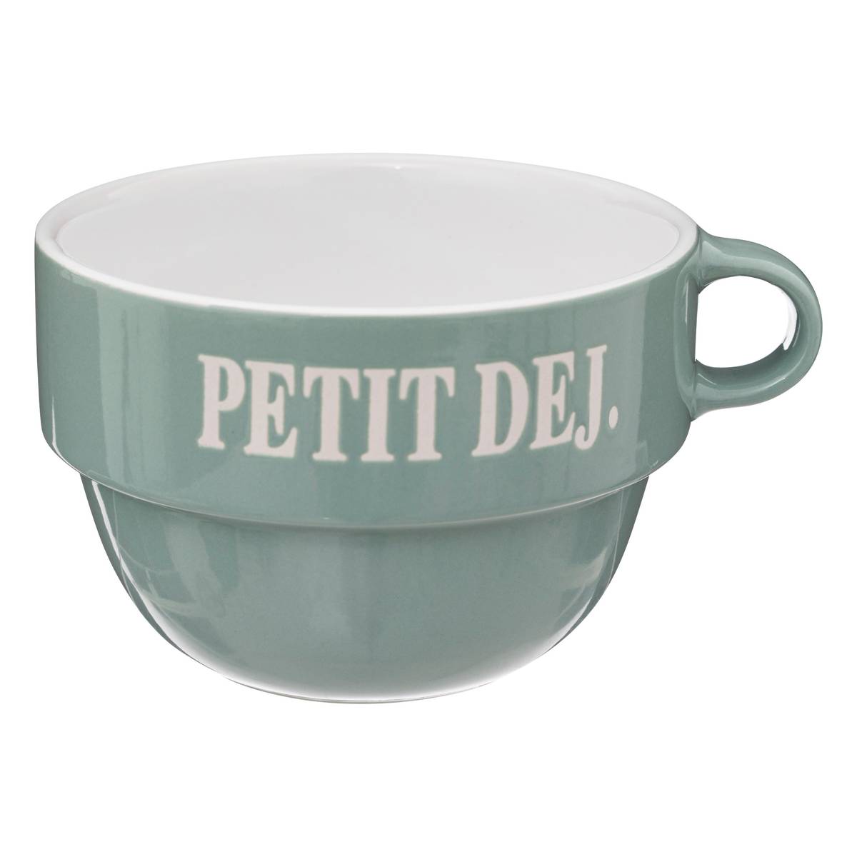 Breakfast mug "Colorama" 620 ml, Green