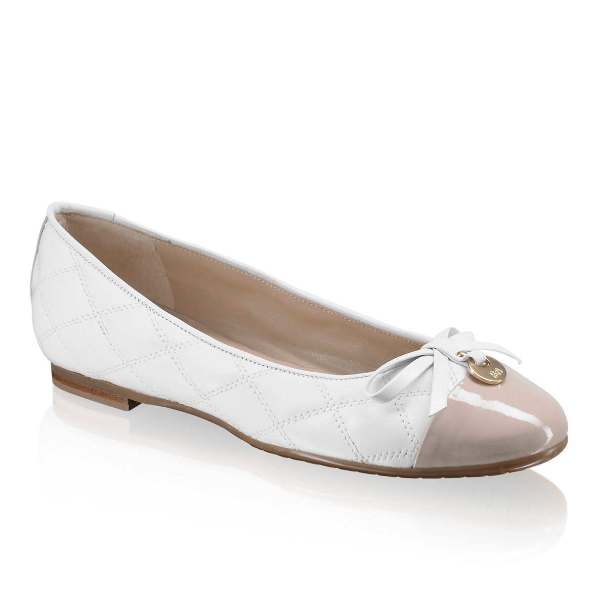 Russell & Bromley CHARMING Quilted Ballet Flat