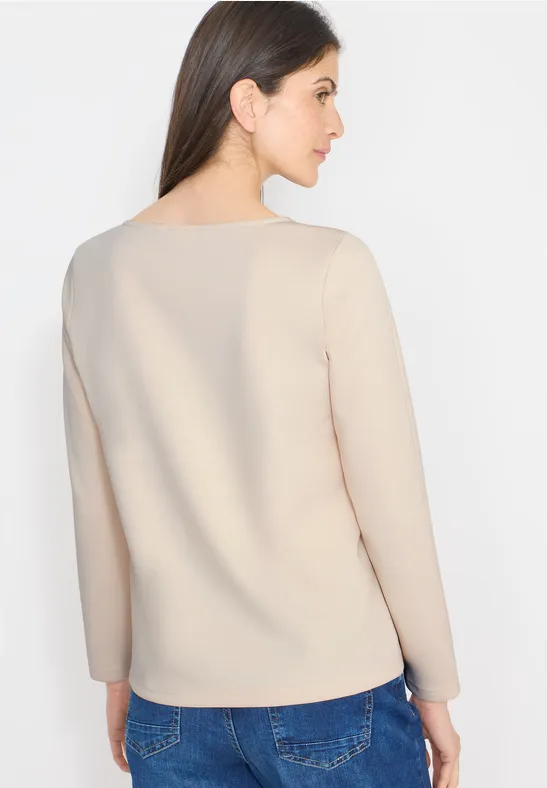 Silk-Touch Stickerei Shirt
