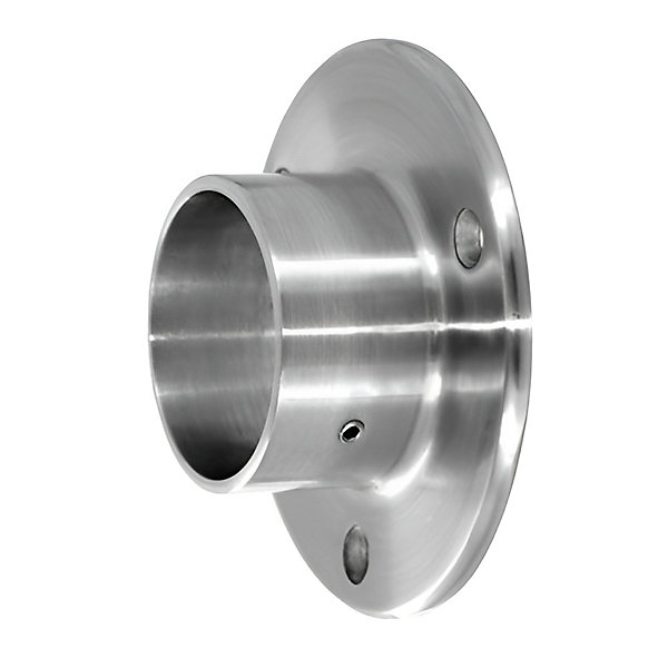 2 x Embase murale pour tube diam. 42,4 mm - Inox 304