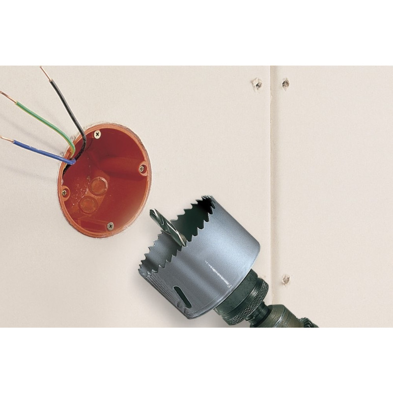 Coffret de scie cloche spécial plomberie et électricité