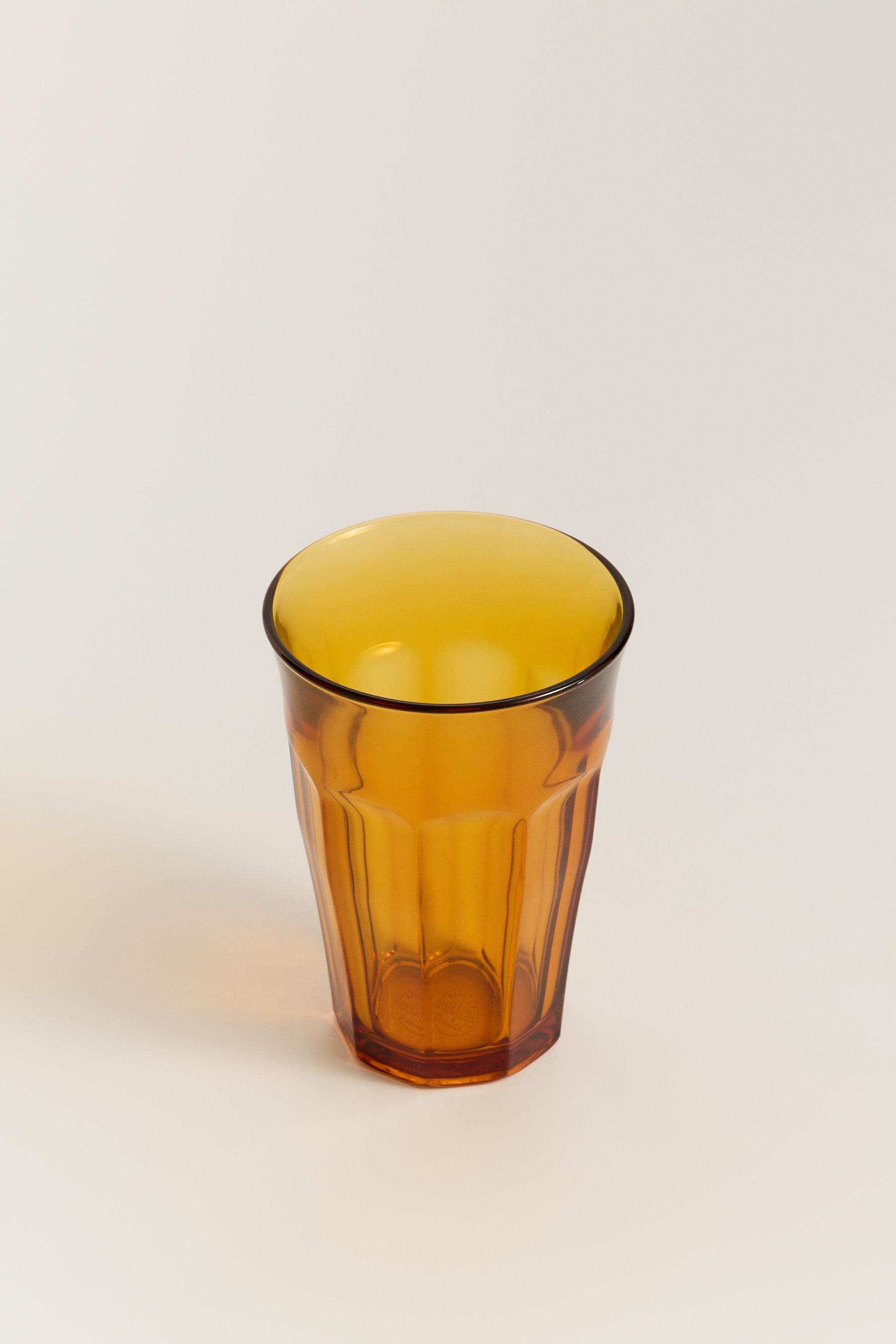 Vaso alto Duralex® vidrio color ámbar 360 ml