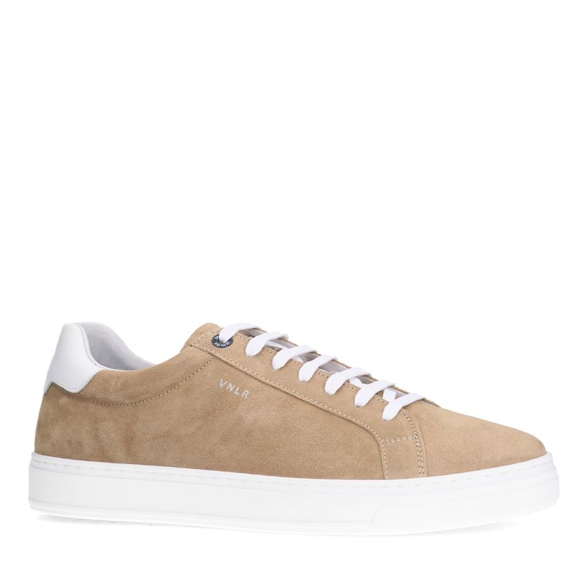 Van Lier Beige suède sneakers