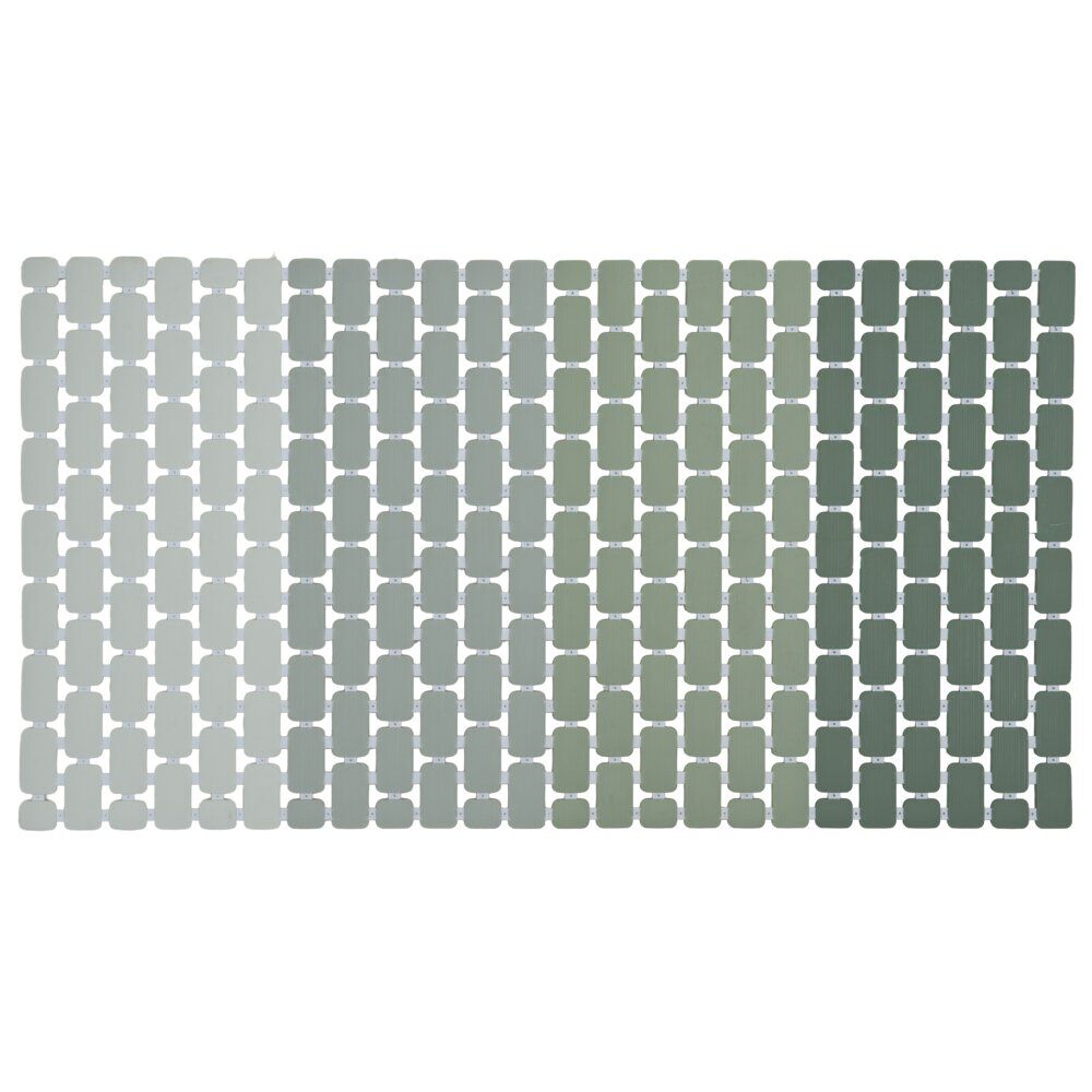 Fond de douche caoutchouc couleur dégradée 40x73,5cm (2 modèles vert ou rose)