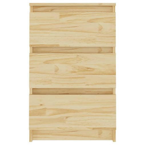 NNEVL Bedside Cabinets 2 pcs 40x29.5x64 cm Solid Pine Wood