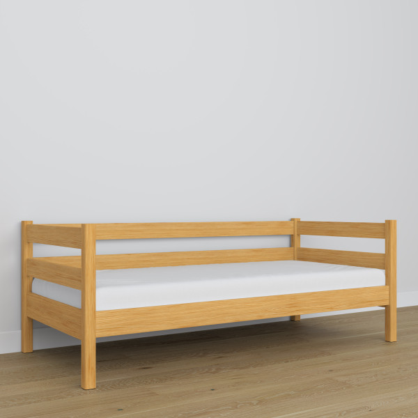 Drewniane łóżko sofa N01