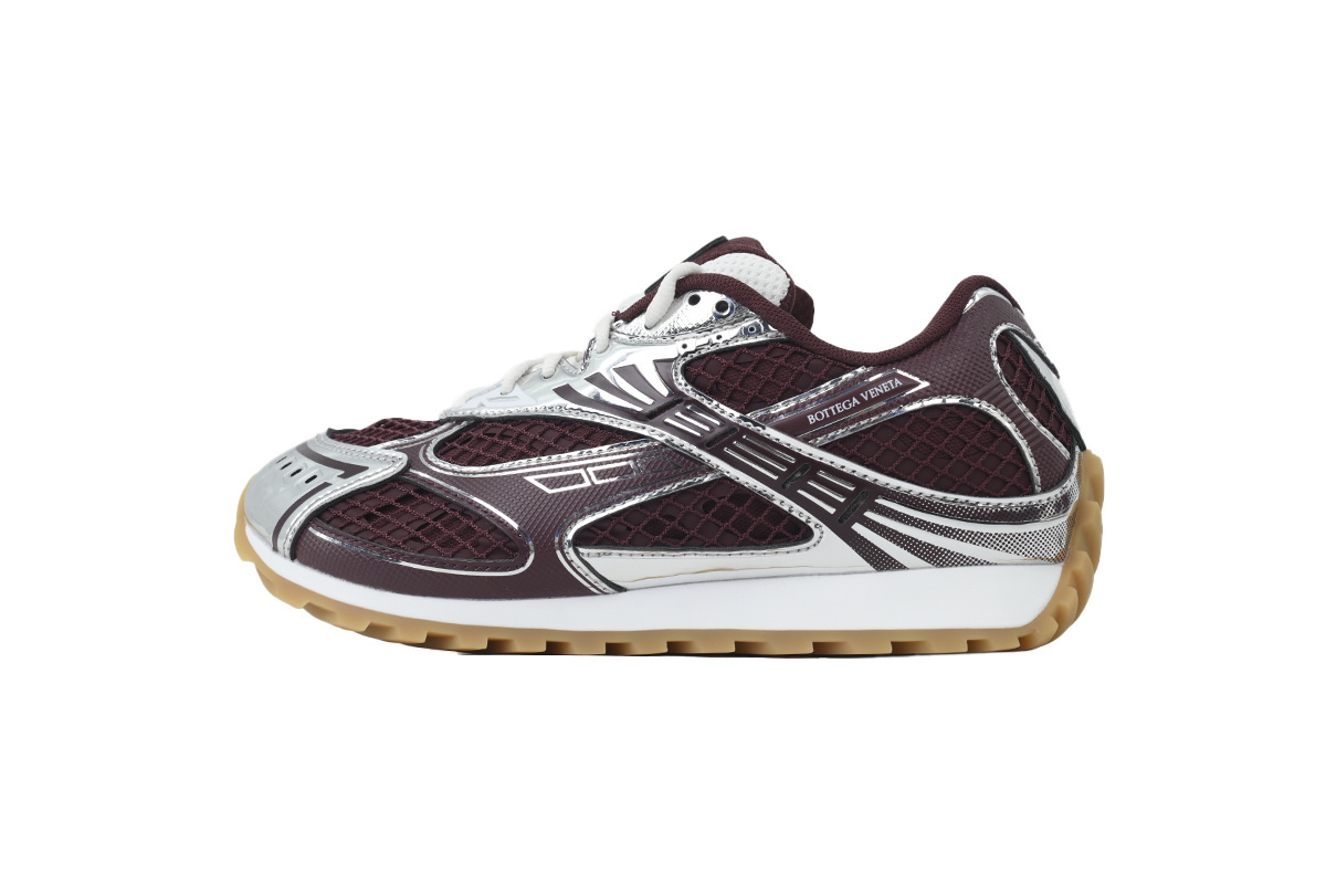 Bottega Veneta Orbit Sneakers Wine Red
