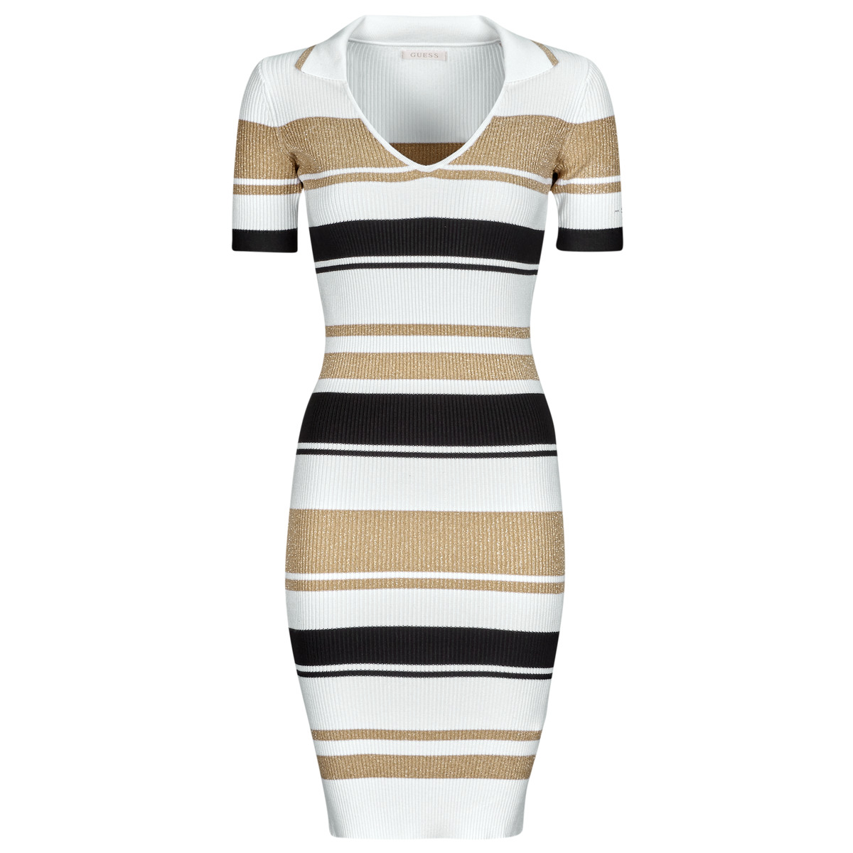 Guess - EVIE STRIPED POLO DRESS - Multicolour