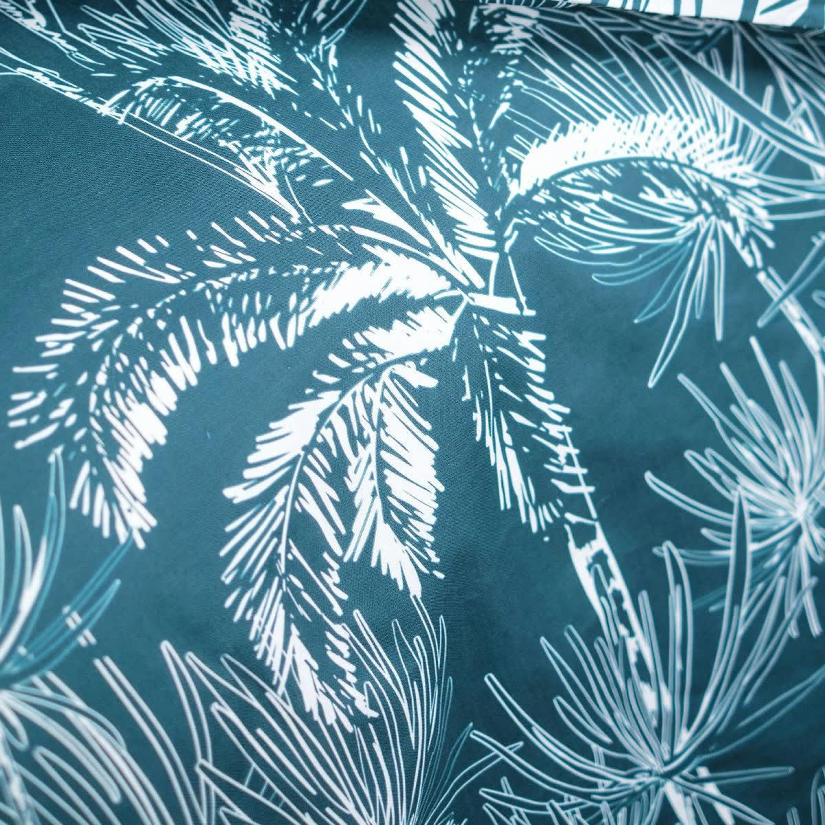 - Parure de lit en Polyester Bleu 220x240 cm