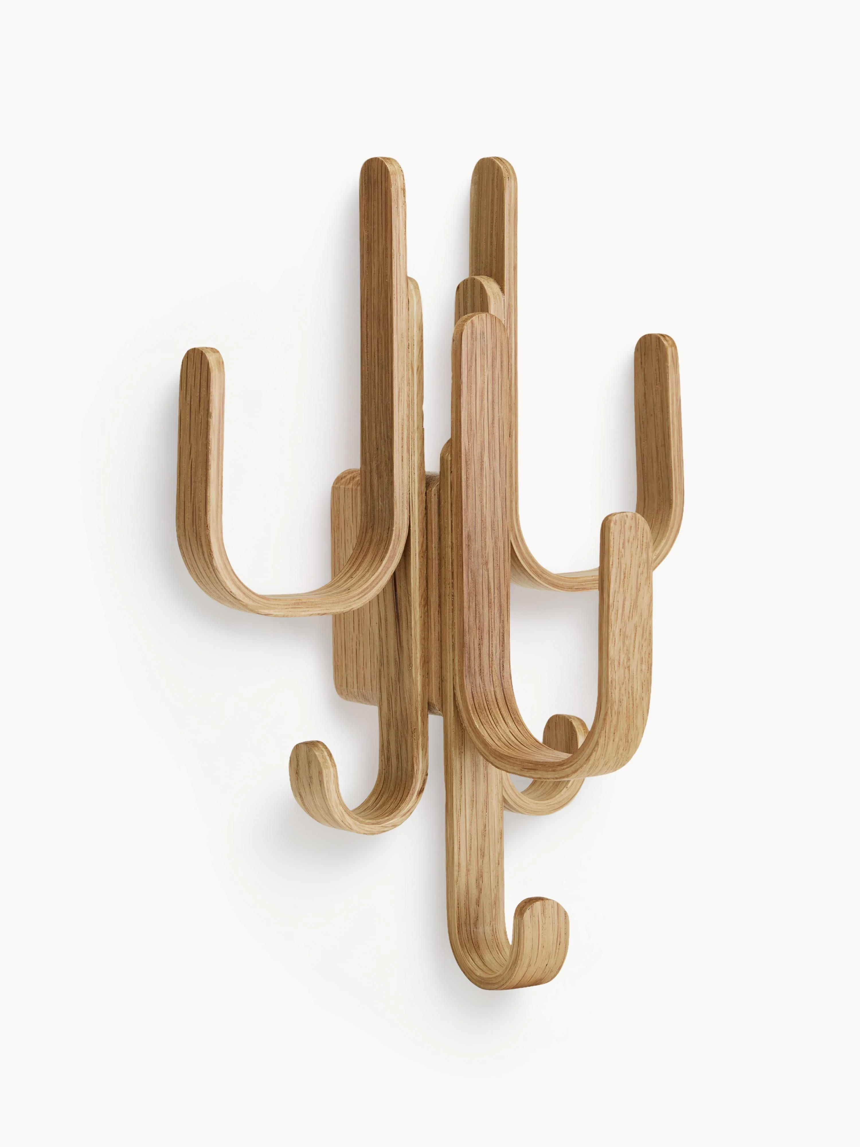 Wandgarderobe Woody aus Eichenholz