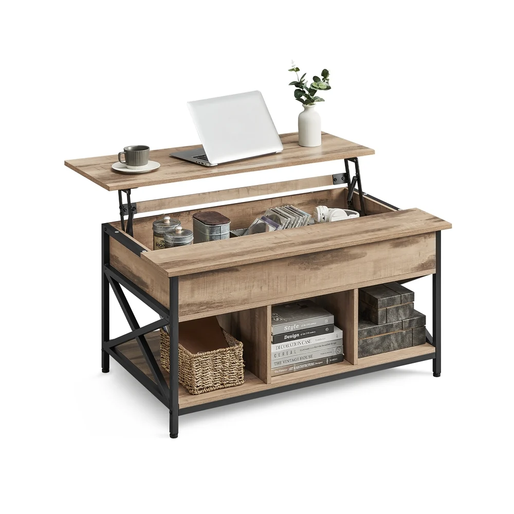 Table basse avec plateau relevable