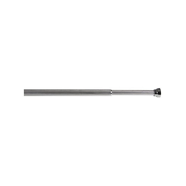 Barre tringle pour rideau de douche ou baignoire extensible sans perçage en Alu ARIK 75125cm Finition Brillante Spirella