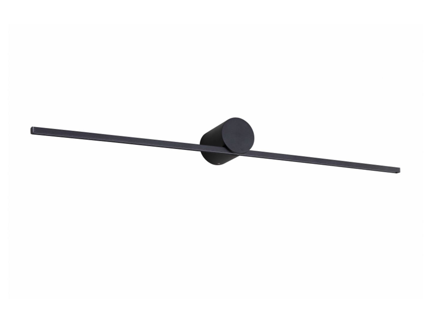 Kinkiet łazienkowy Modern LED metalowy czarny