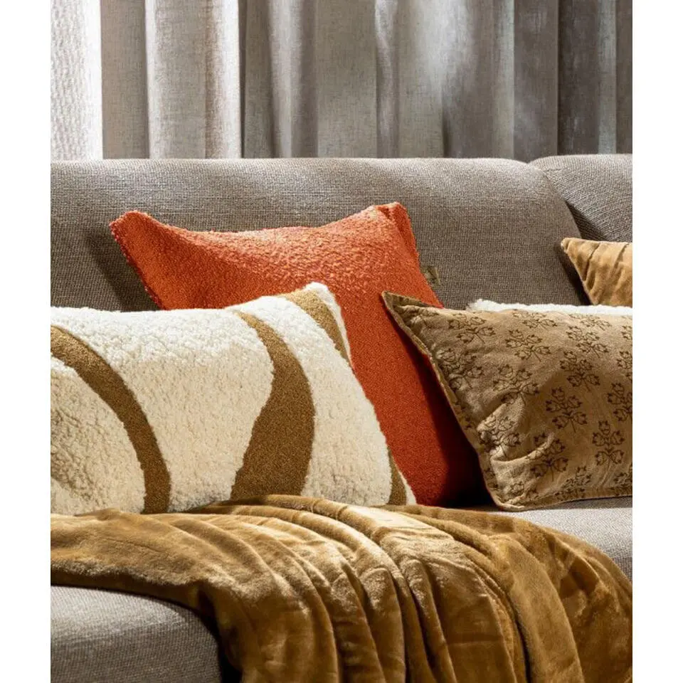 Kussenhoes Otis - Potters Clay - 45x45 cm