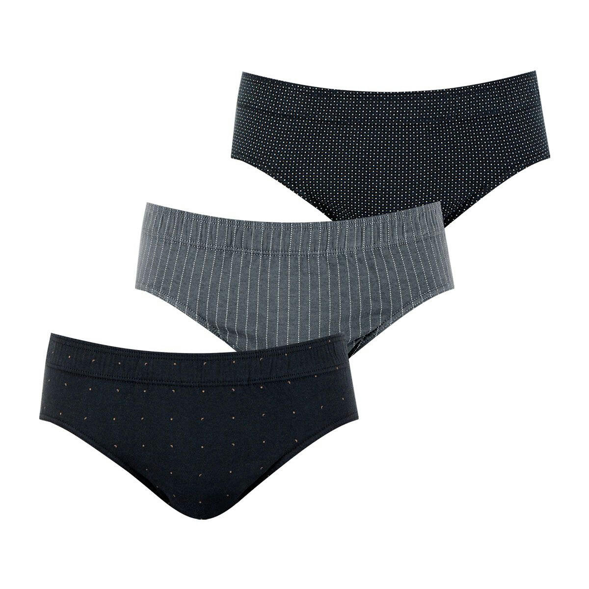 Lot de 3 slips coton