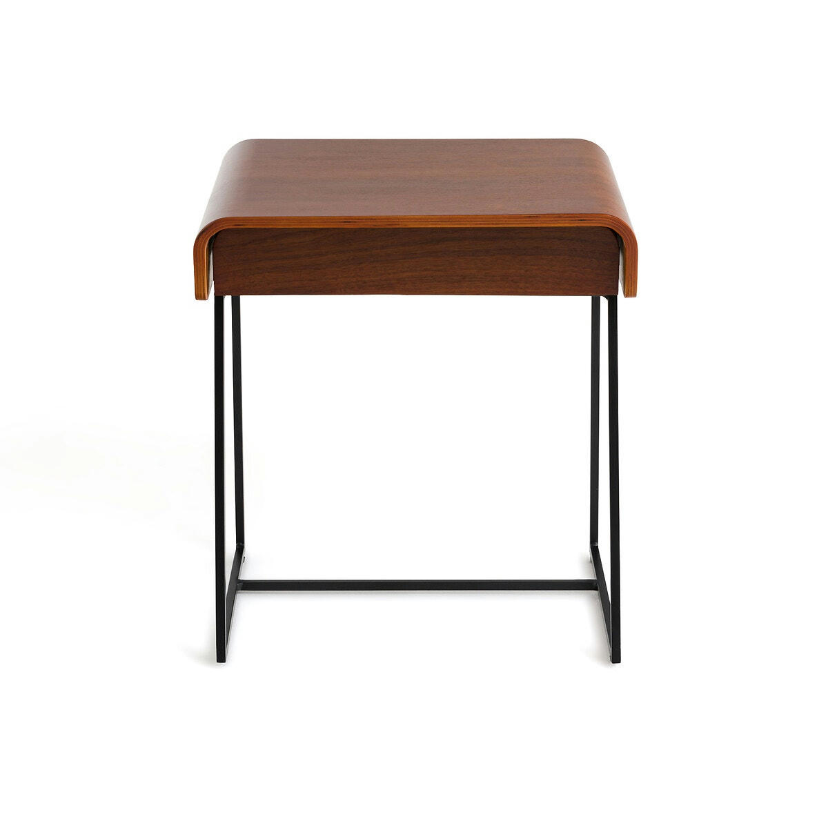 Chevet 1 tiroir noyer,Bardi design E. Gallina