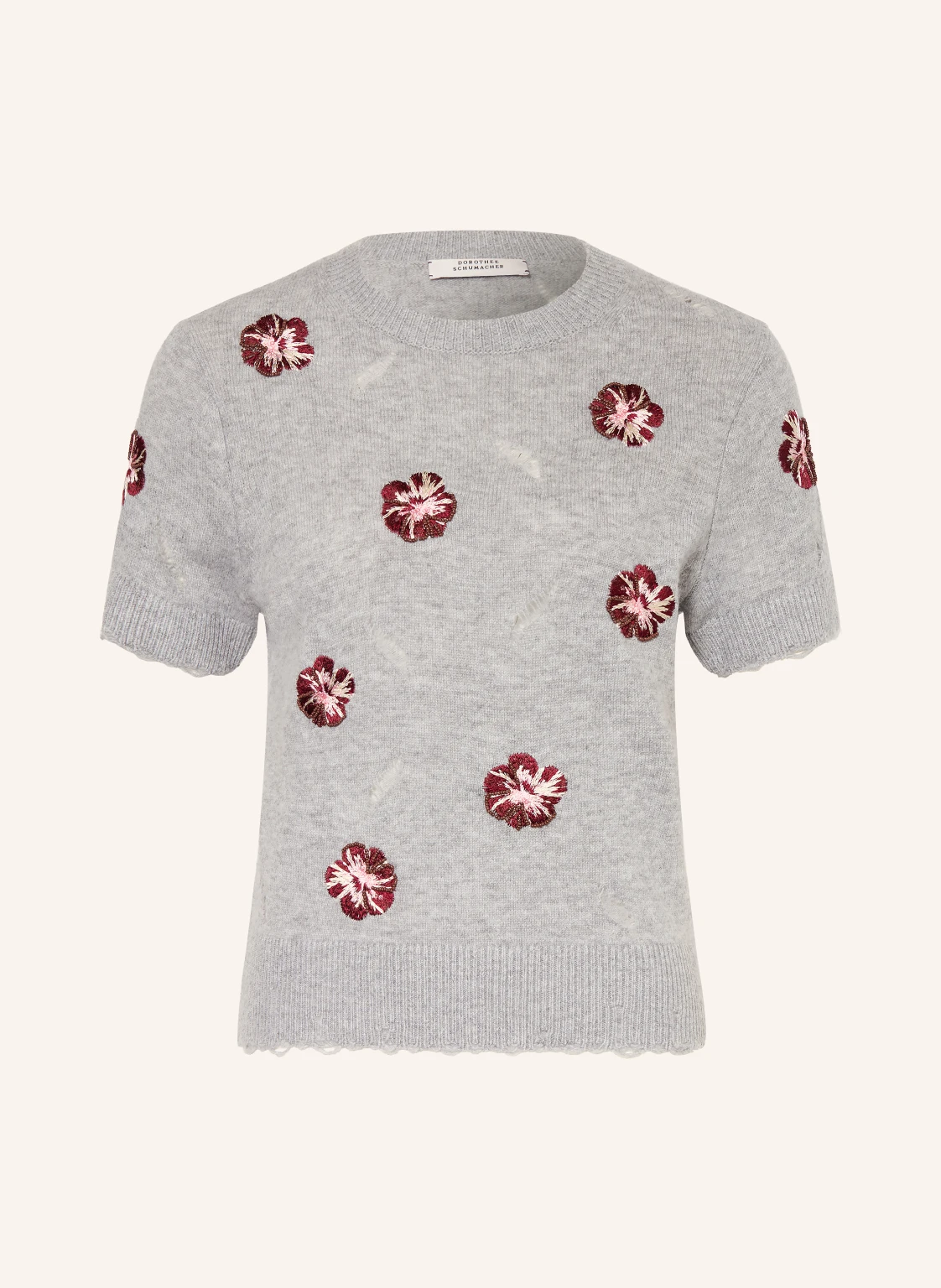 DOROTHEE SCHUMACHER Strickshirt BLOOMING STATEMENTS mit Cashmere